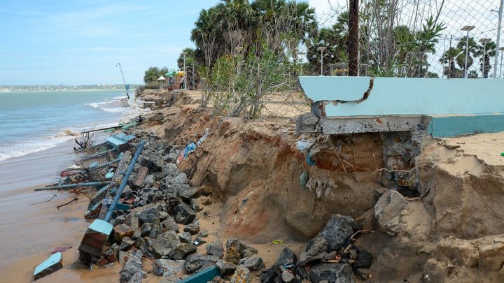 Villagers of sea erosion-hit Aryapalli seek protective measures, launch stir