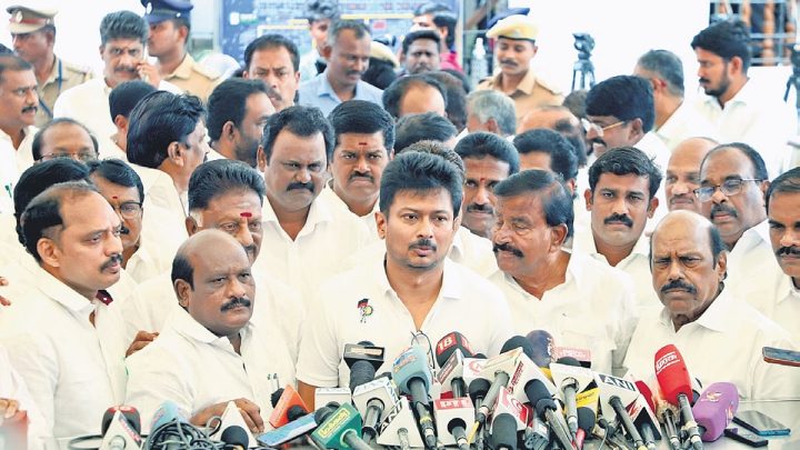 Drug debate triggers Assembly showdown, DMK walks out