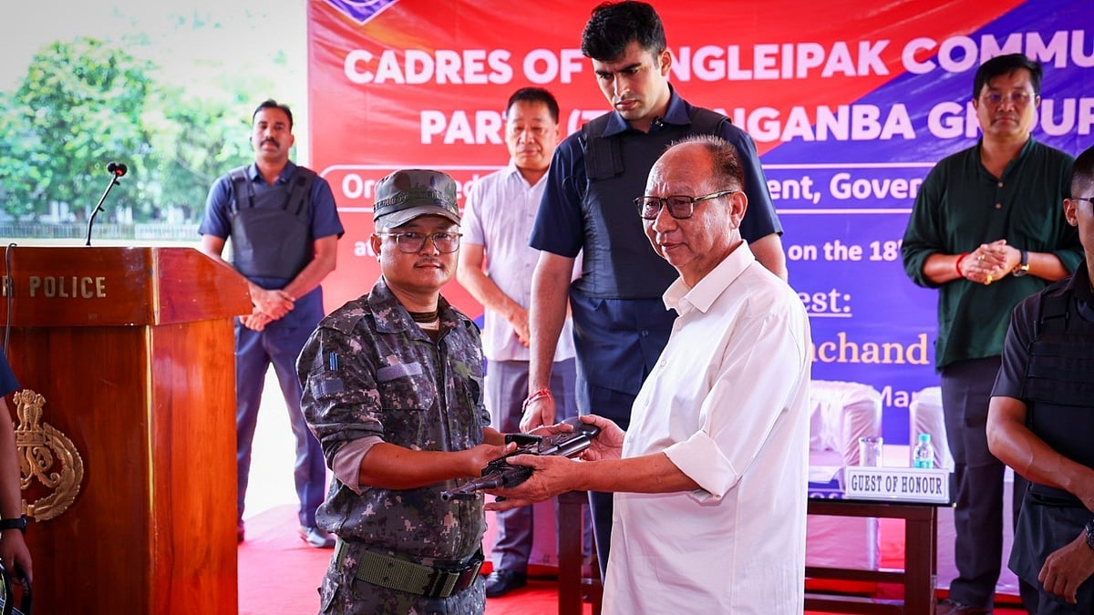 46 KCP militants lay down arms in Manipur, join peace and rehabilitation drive