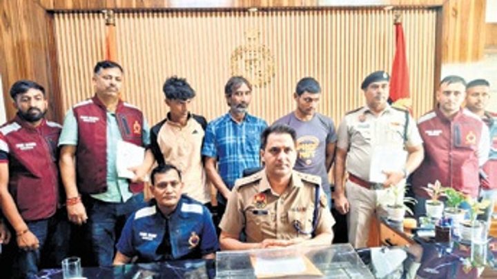 Three of gang held for stealing SUV, 
using it to uproot ATM in Haryana's Faridabad