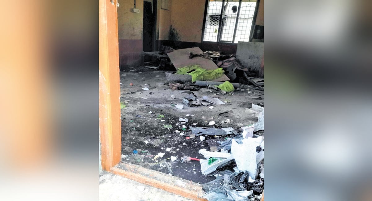 Forest staff return after three days, find APCs blasted away in Cauvery Wildlife Sanctuary