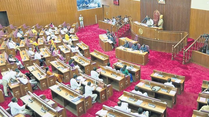 DSC rocks Andhra legislative council, House adjourned in 27 mins