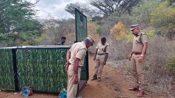Two more cages set up at Othimalai to trap leopard near Sirumugai