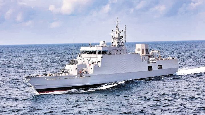 Navy receives third anti-submarine warfare vessel Mangrol from CSL
