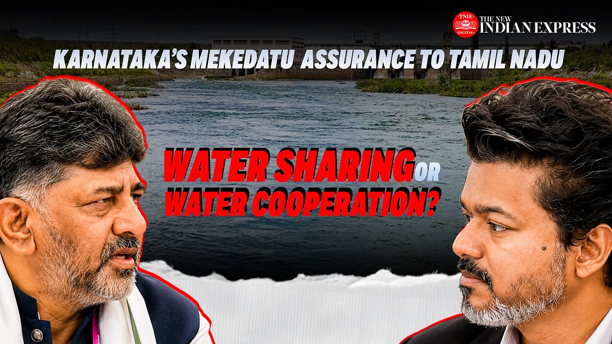 Karnataka CM DK Shivakumar's Mekedatu Assurance to Tamil Nadu: 'The Dam Will Be Built Only For You'