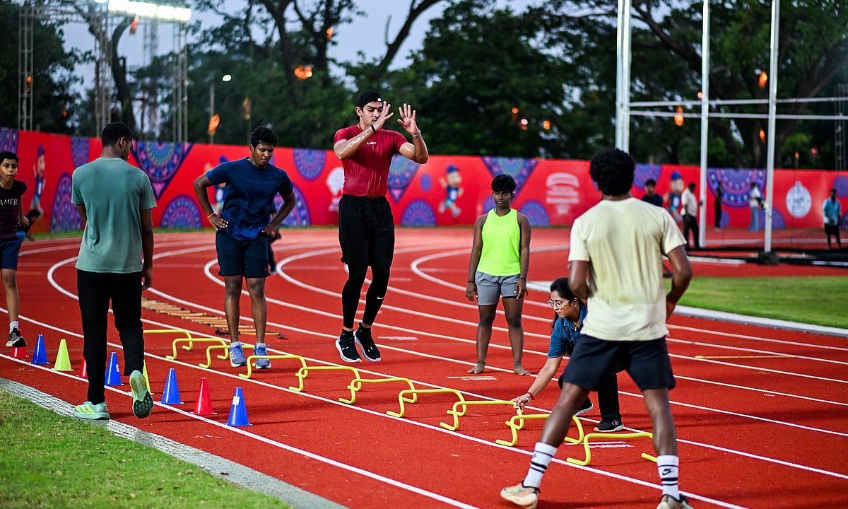 Indian star athletes put in the yards ahead of WA Silver level meet