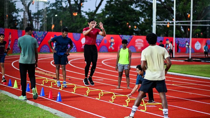 Indian star athletes put in the yards ahead of WA Silver level meet