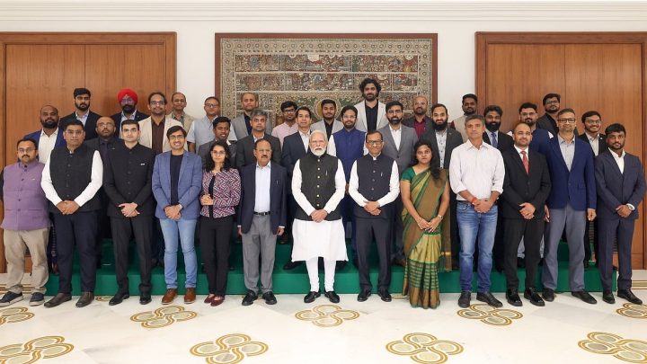 PM Modi meets 20 space start-up CEOs, pitches India as global space hub