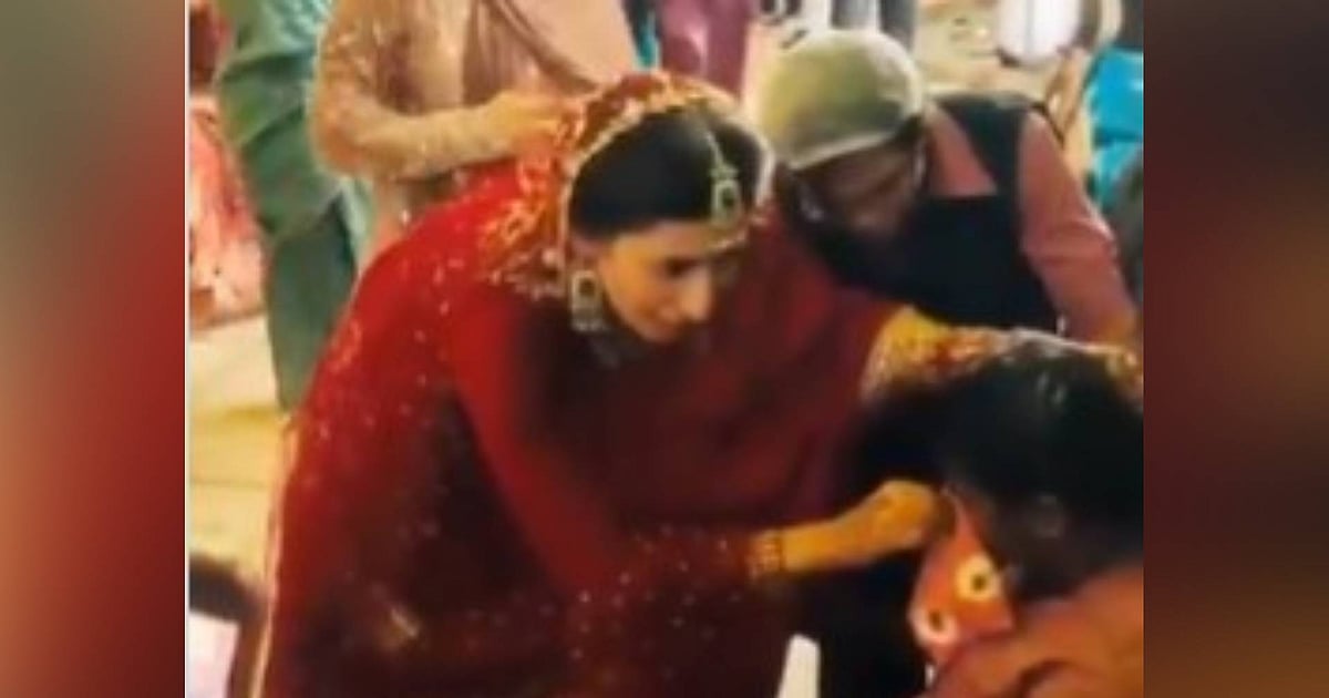 Doctor bride pauses her wedding ceremony in Kannur to provide first aid to catering staff