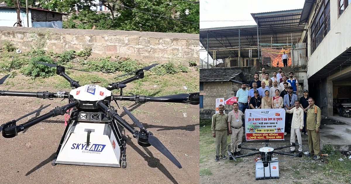 India Post launches drone delivery pilot across Himachal, Assam