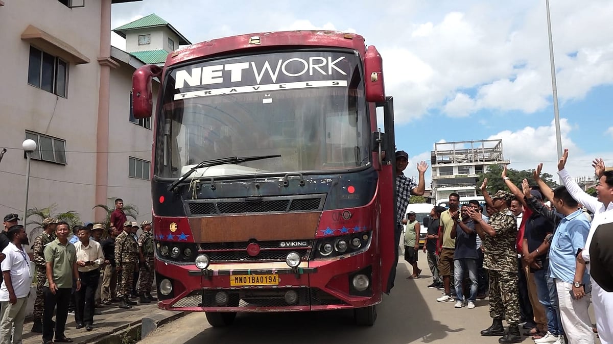 Manipur resumes Imphal-Dimapur-Guwahati bus services after over three years amid peace efforts