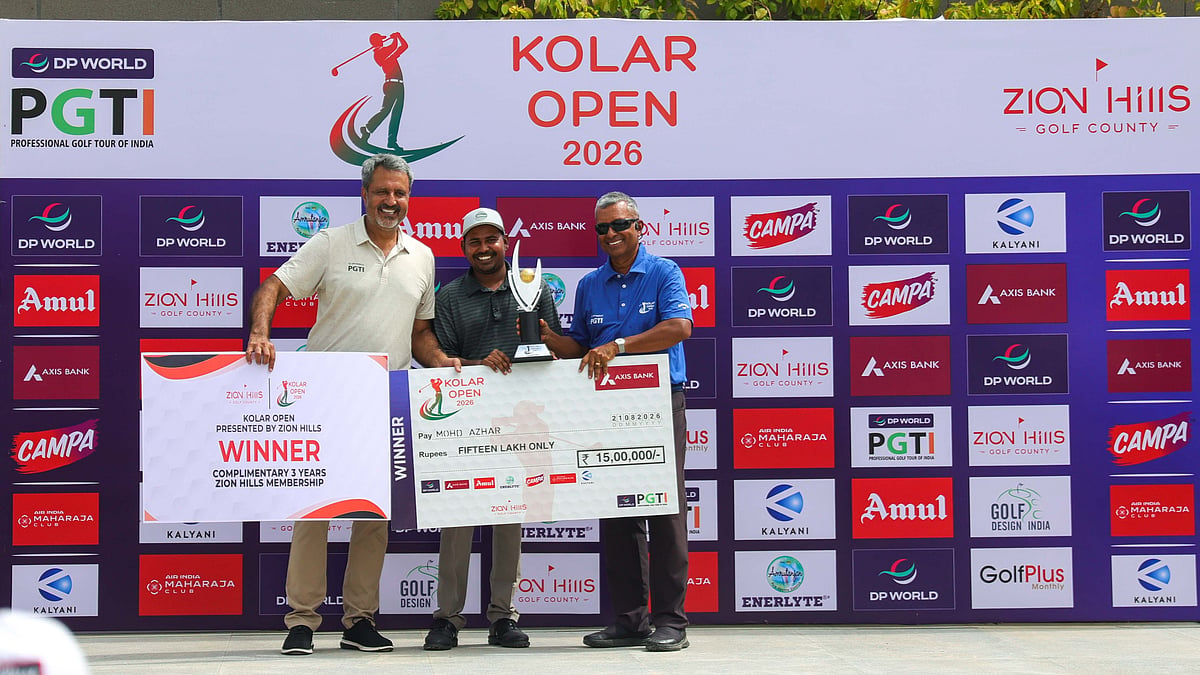 Golfer Azhar claims maiden title at Kolar Open