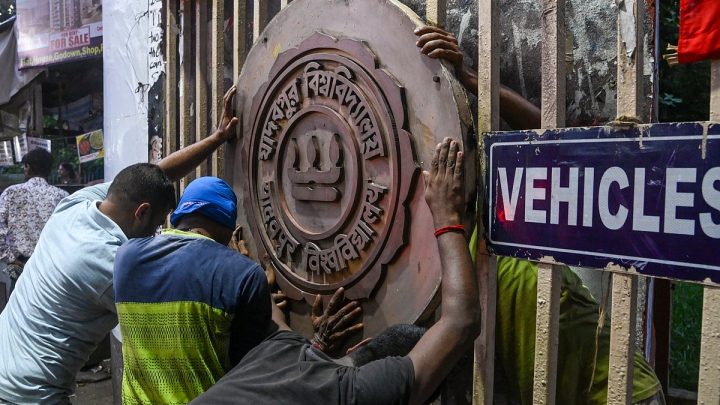 Jadavpur University files police complaints over violence, damage to emblem