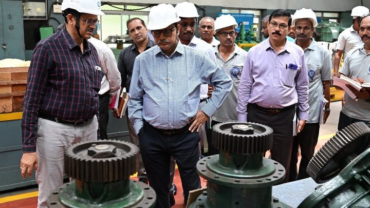PCEE inspects Vijayawada diesel loco shed