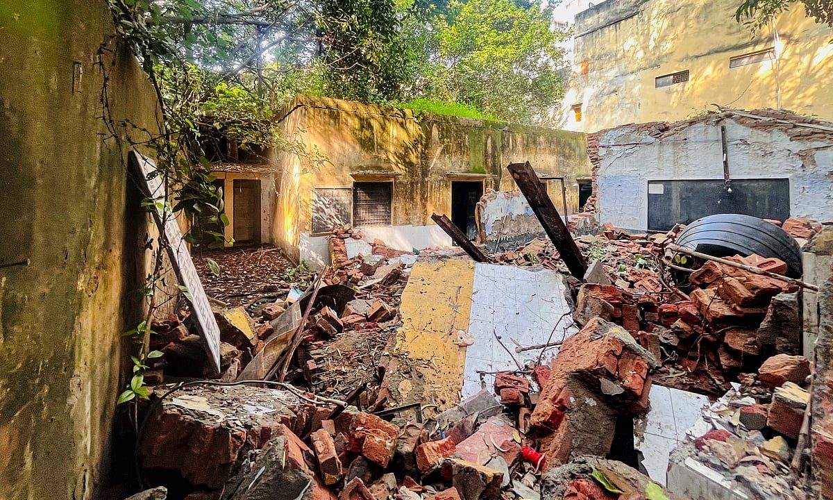 One killed, three hurt as two-storey building collapses in Delhi