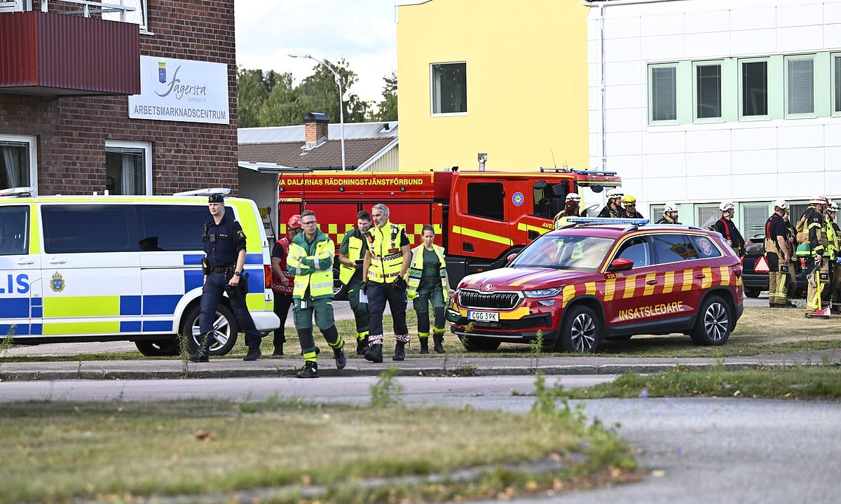 An 18-year-old with a sword attacks a school in Sweden, leaving one dead and two injured