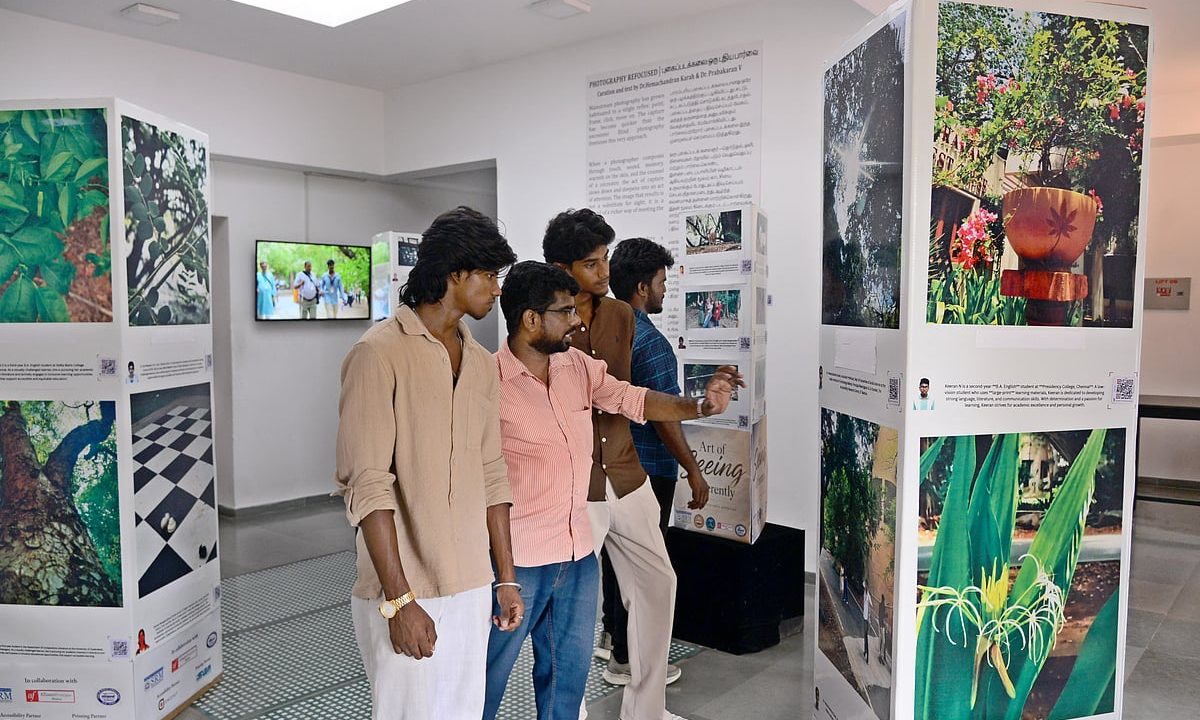 Photography made inclusive: Blind Photography exhibition at AF Madras gives space for works by visually impaired individuals