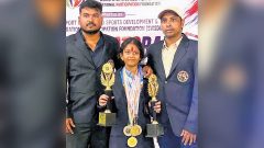 Vijayawada girl wins five gold medals in AeroSkatoBall competition