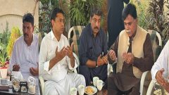 اختراقبال ڈار کی عبدالرشید گجر  کی اہلیہ کی وفات پر تعزیت
