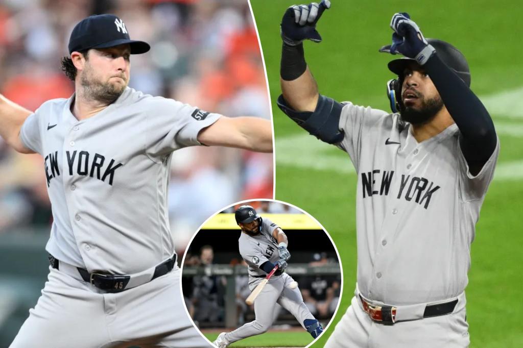 Gerrit Cole, trade deadline pickups come up big in Yankees’ impressive win over Orioles
