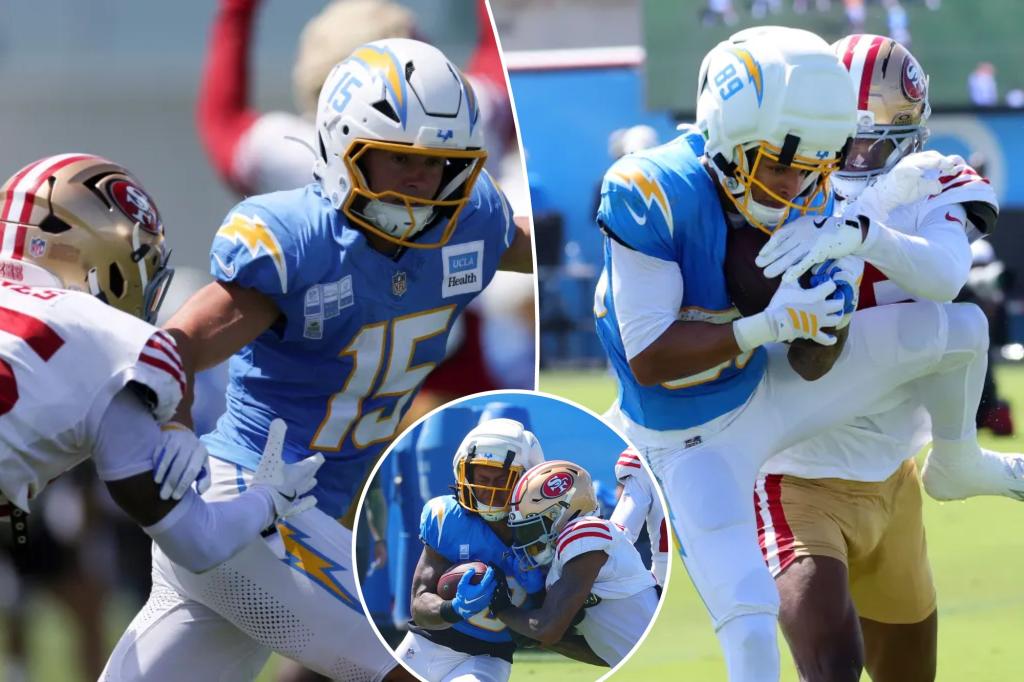 Chargers rookie openly mocks 49ers defense after joint practice: ‘We tore them up’