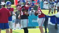 Giants offense shows everything it can be in joint Dolphins practice
