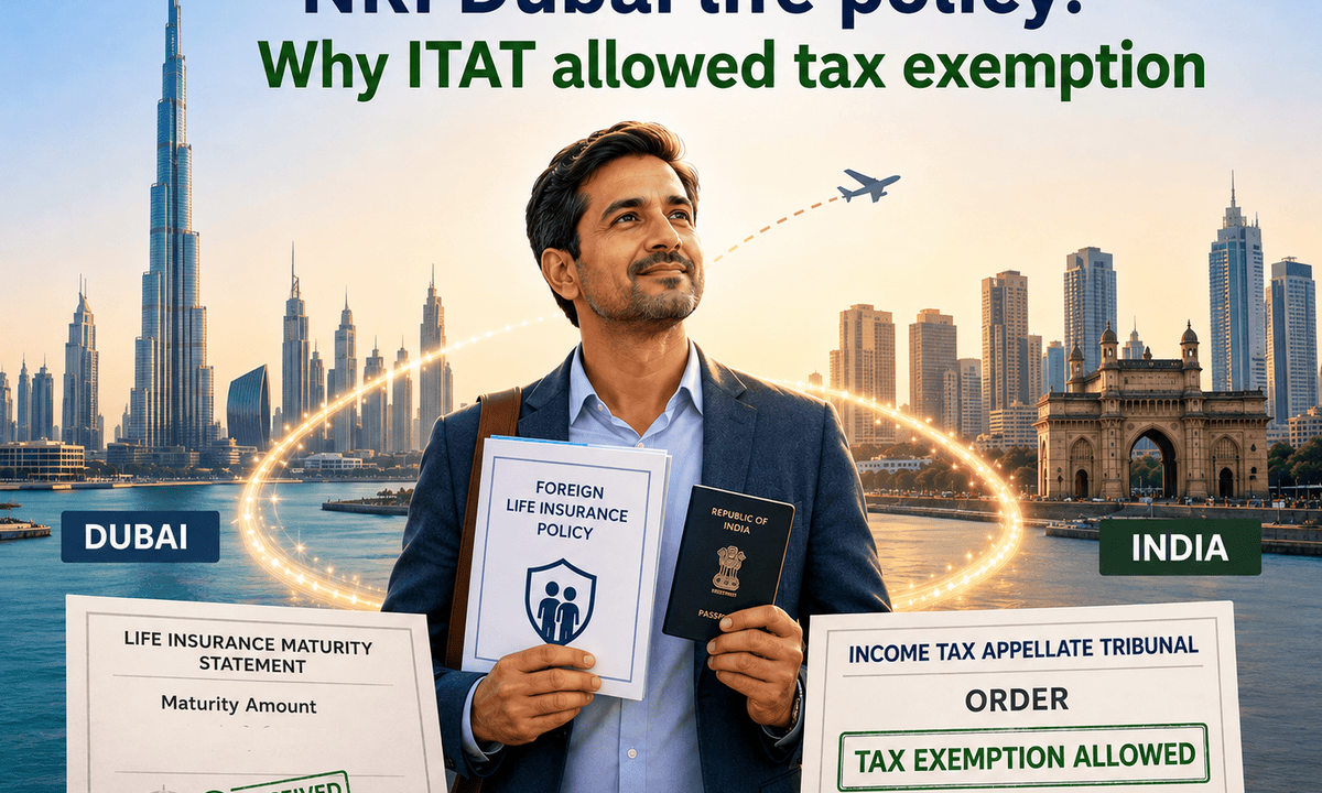 NRI Dubai life policy: Why ITAT allowed tax exemption