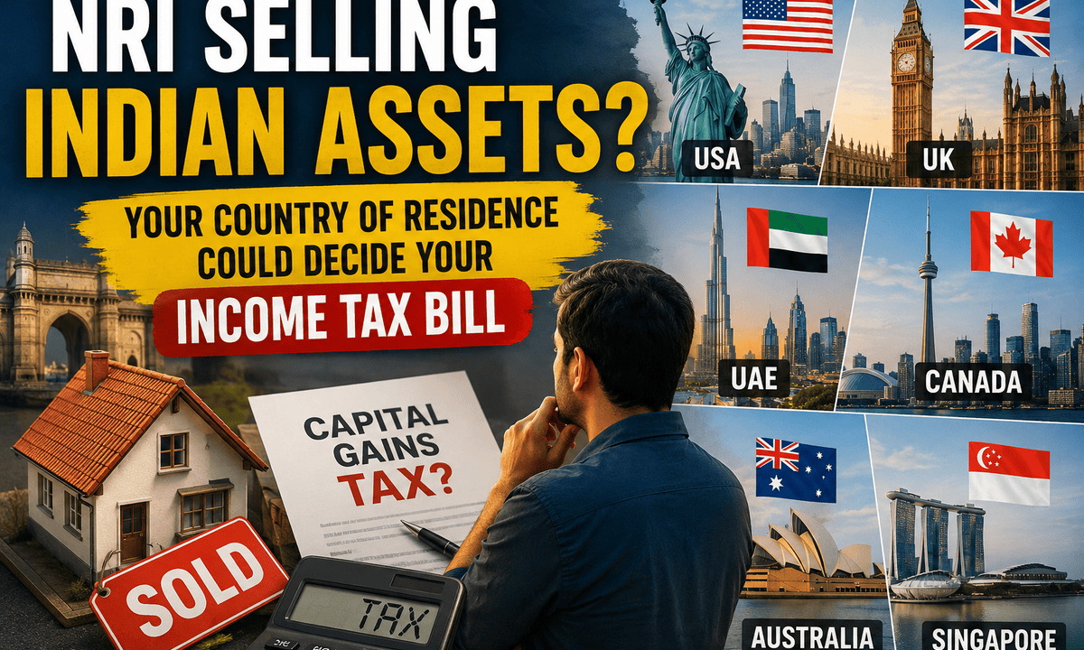 NRI selling Indian assets? Where you reside matters