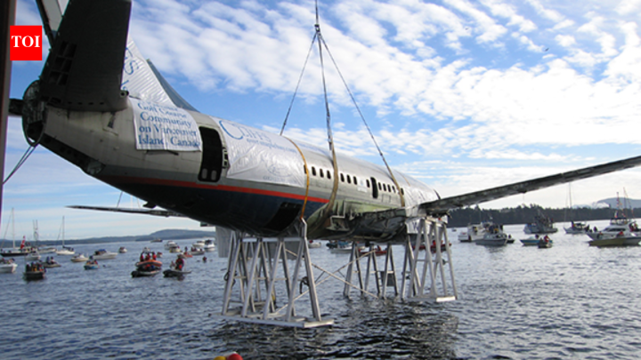 Canada sinks retired Boeing 737 off Vancouver Island to create artificial reef