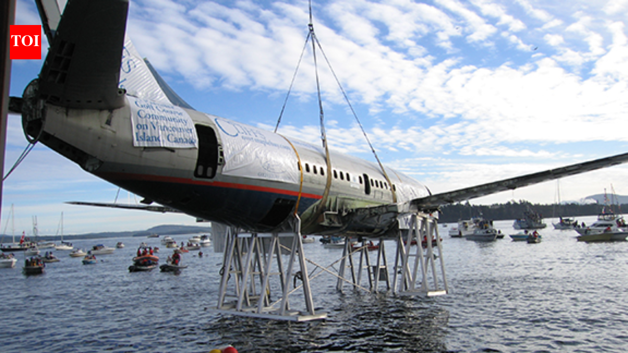 Canada sinks retired Boeing 737 off Vancouver Island to create artificial reef