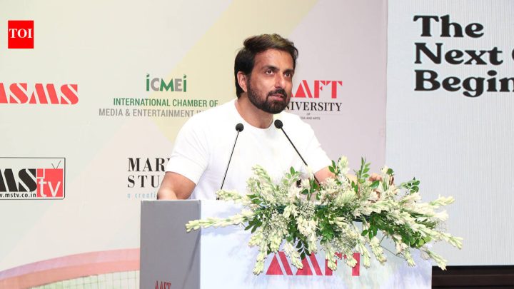 EducationAAFT welcomes class of 2026 at Bharat Mandapam with Sonu Sood and global diplomats