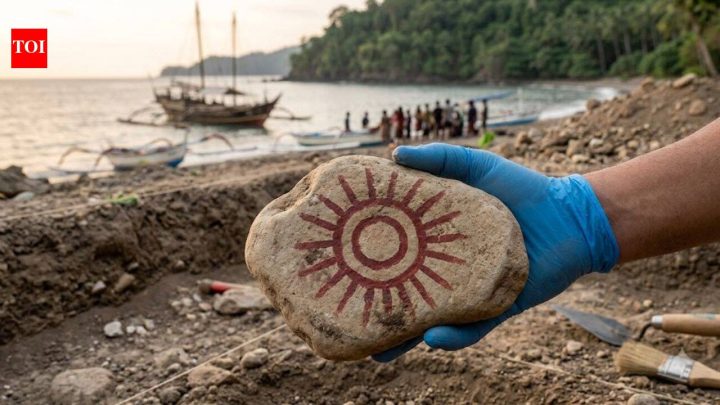 Rest of World4,000-year-old painted stone in Indonesia reveals art carried by ancient Austronesians