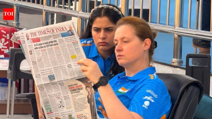 ShootingAfter Rana’s demise, Oly medallist Manu forging new bonds with Serbian coach