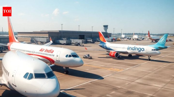 India BusinessUS-Iran war brings Air India Group's international carriage down 35%, IndiGo's 15.4%