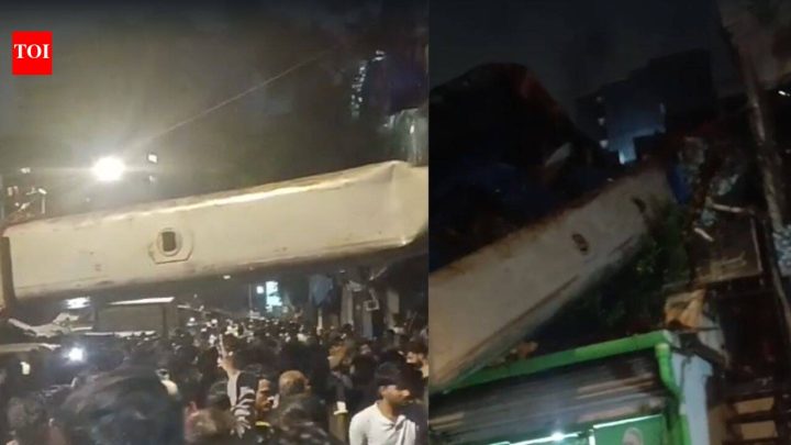 MumbaiAt least 10 injured after crane falls on railway OHE in Mumbai’s Kurla