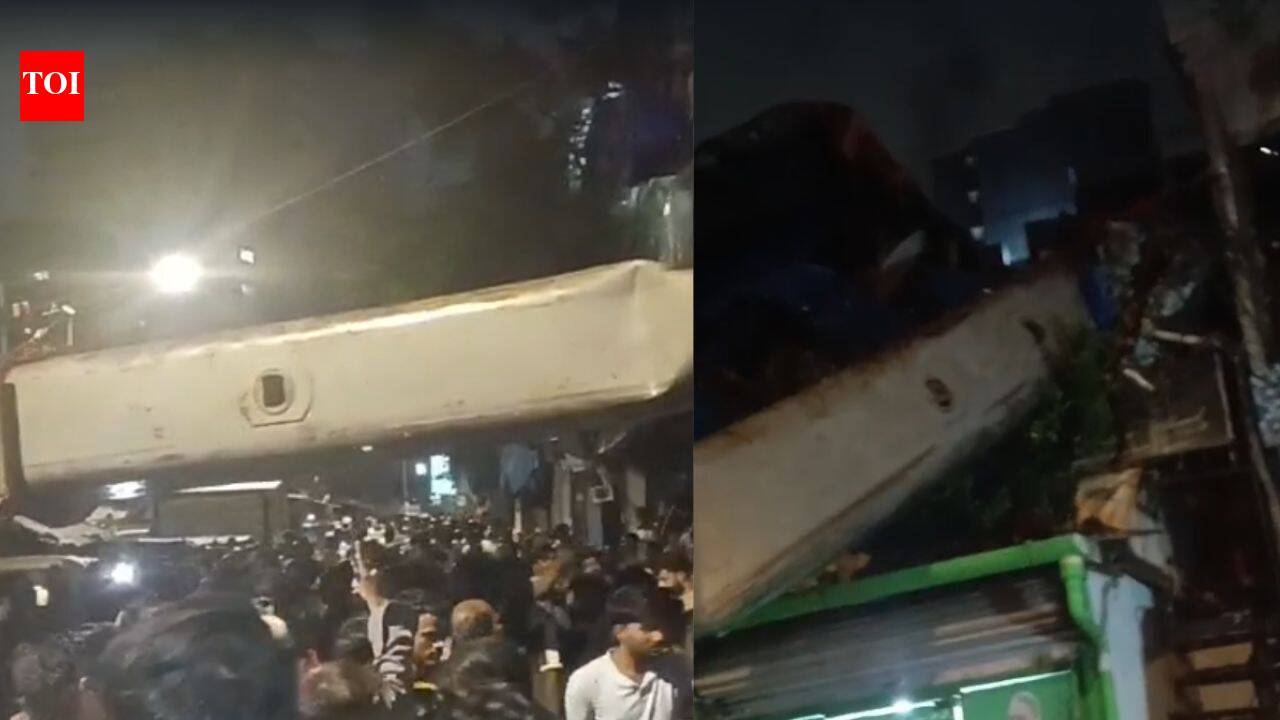 MumbaiAt least 10 injured after crane falls on railway OHE in Mumbai’s Kurla