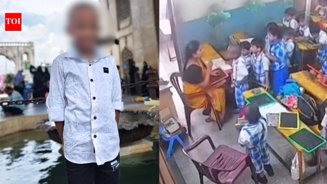 VijayawadaVisakhapatnam UKG student dies after teacher slaps him for incomplete homework