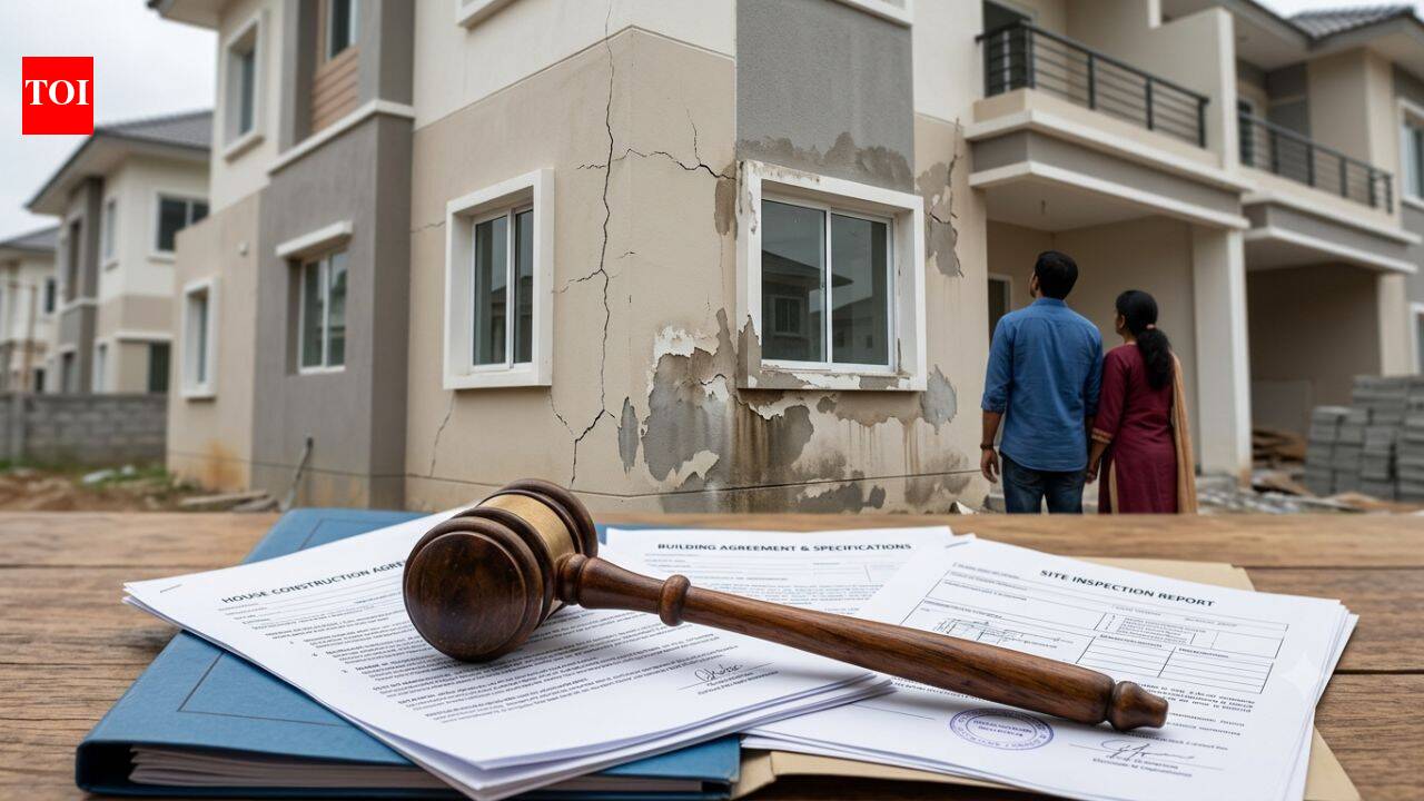 NewsDefective house, inferior materials: Consumer panel orders builder to pay Rs 25 lakh