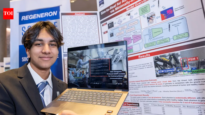 US18-year-old trains surgical robot to remove tumors, succeeds in 3 of 4 tests