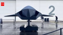 InternationalSwedish defence giant Saab unveils stealthy supersonic fighter drone to fly with Gripen E