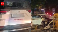 Delhi2 Delhi MLAs among several injured after car jumps divider, slams into SUV