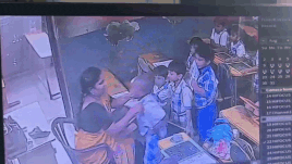 Visakhapatnam6-year-old student slapped over homework, dies after collapsing in teacher's lap