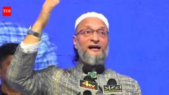 India‘They opposed Ambedkar’s Constitution, wanted Manusmriti’: Owaisi targets RSS, BJP
