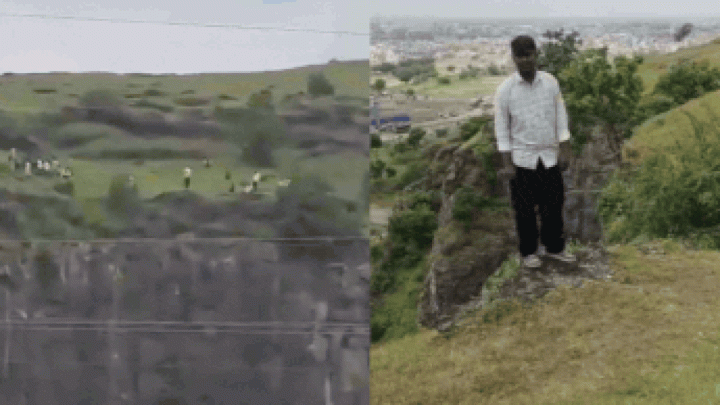 Chhatrapati SambhajinagarMaharashtra teen jumps off cliff, parents fall to death trying to save him