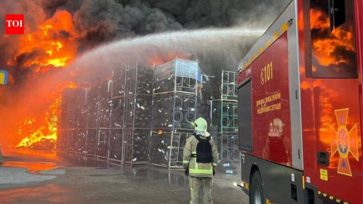 InternationalRussia strike on Kyiv ammunition depot kills 38 in year's deadliest attack as Zelenskyy blames officials