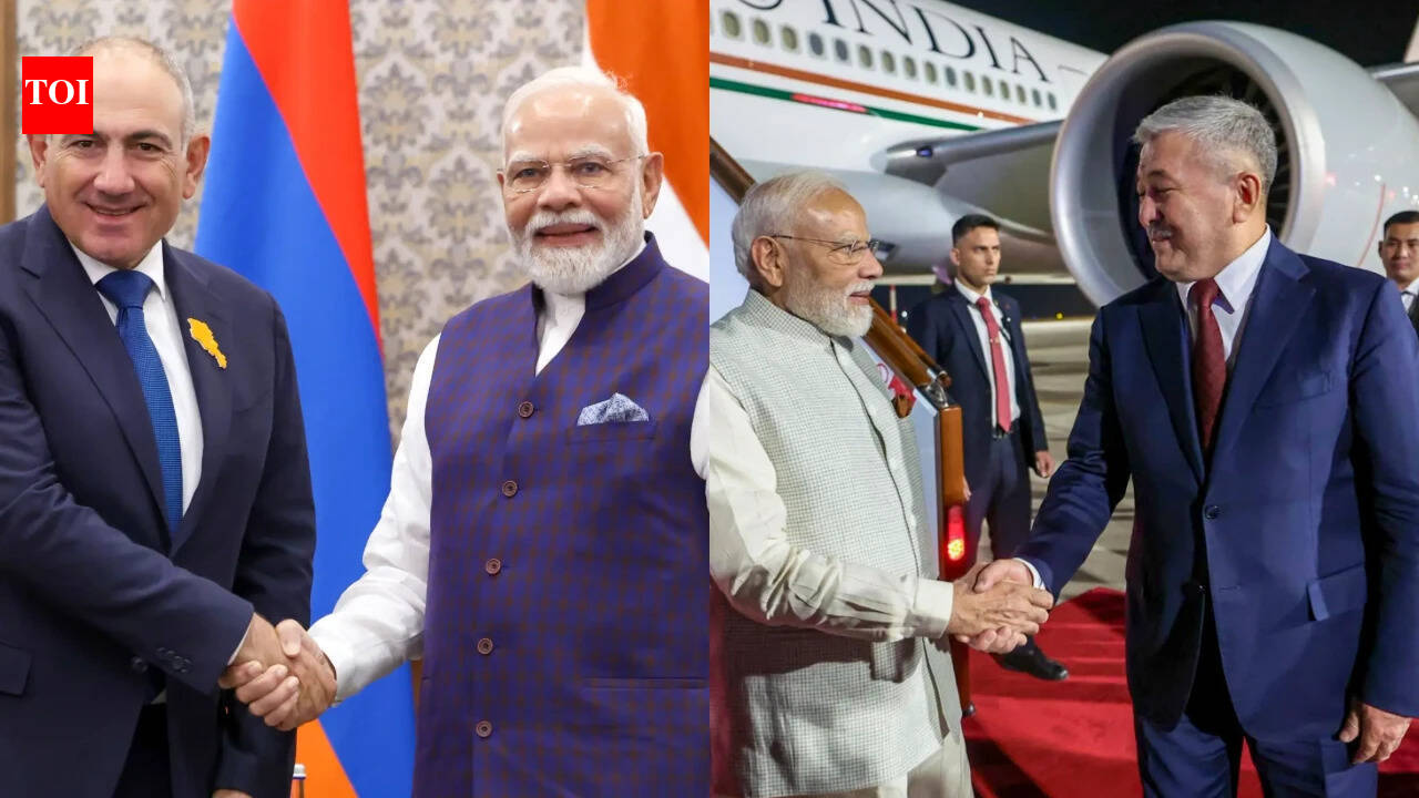 IndiaAhead of SCO, PM holds talks with Kyrgyz president, PM of Armenia