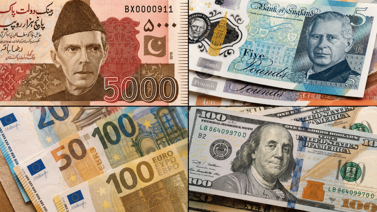 Rupee Trashes Pound and Euro