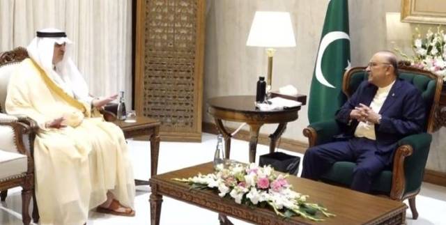 President hails outgoing Saudi envoy’s contribution to boost Pakistan-Saudi ties
