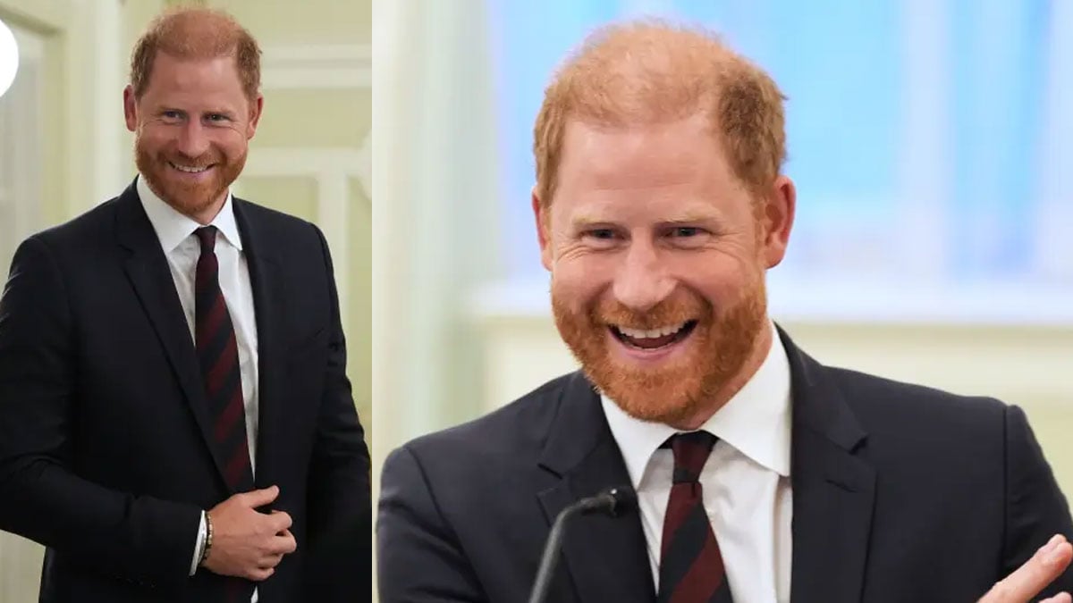 Prince Harry looks happier than ever as he steps out hours after U.K. return news