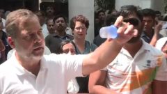 200 lodged in body, 3 in eye: Rahul Gandhi shows pellets from victim's body